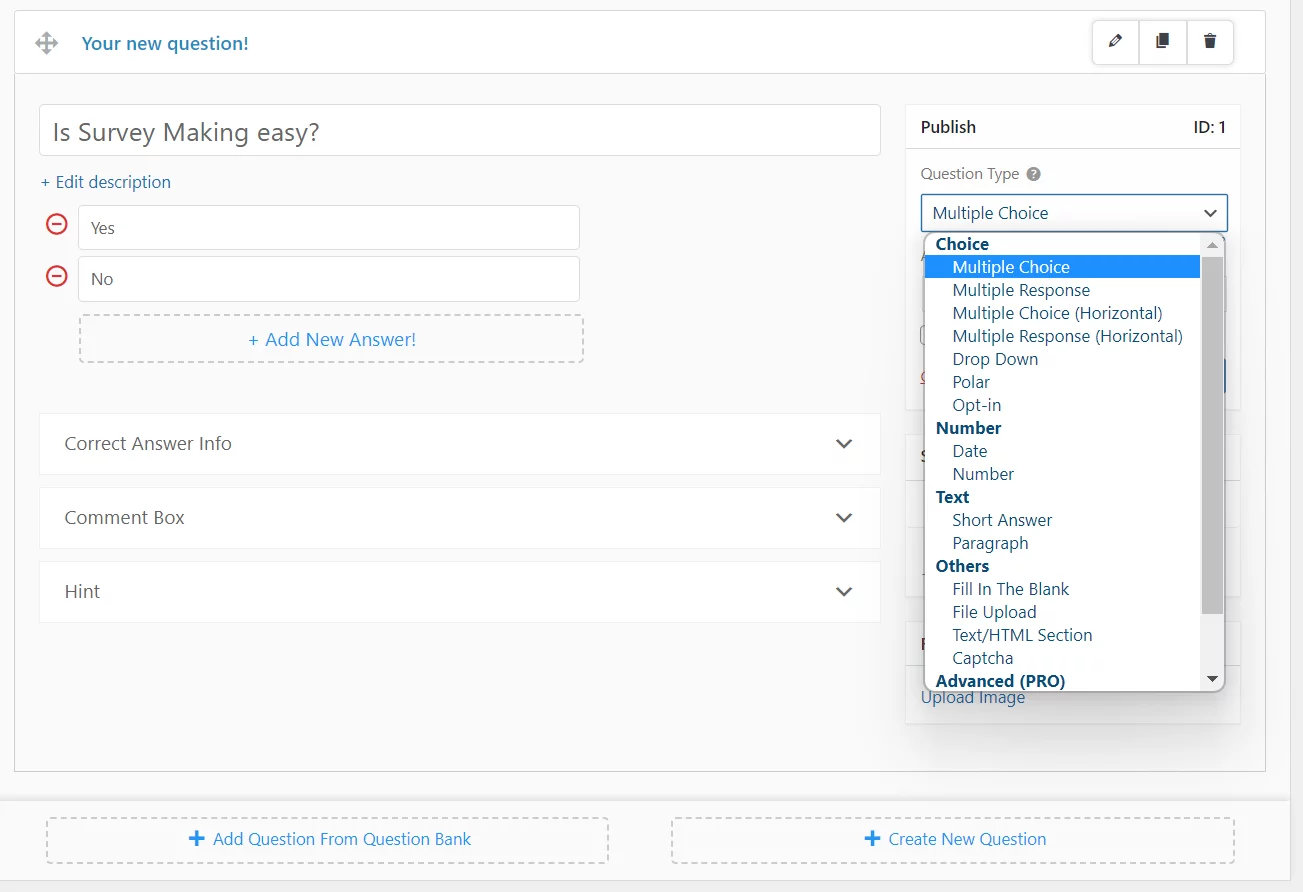 QSM vs Formidable Forms: Creating a Survey