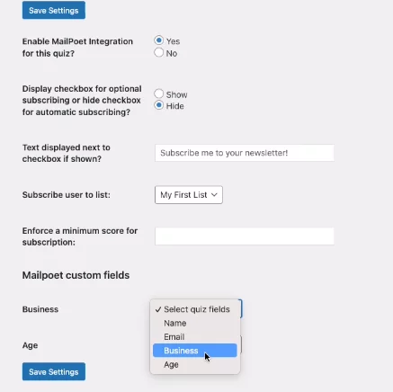 Mapping Custom Fields