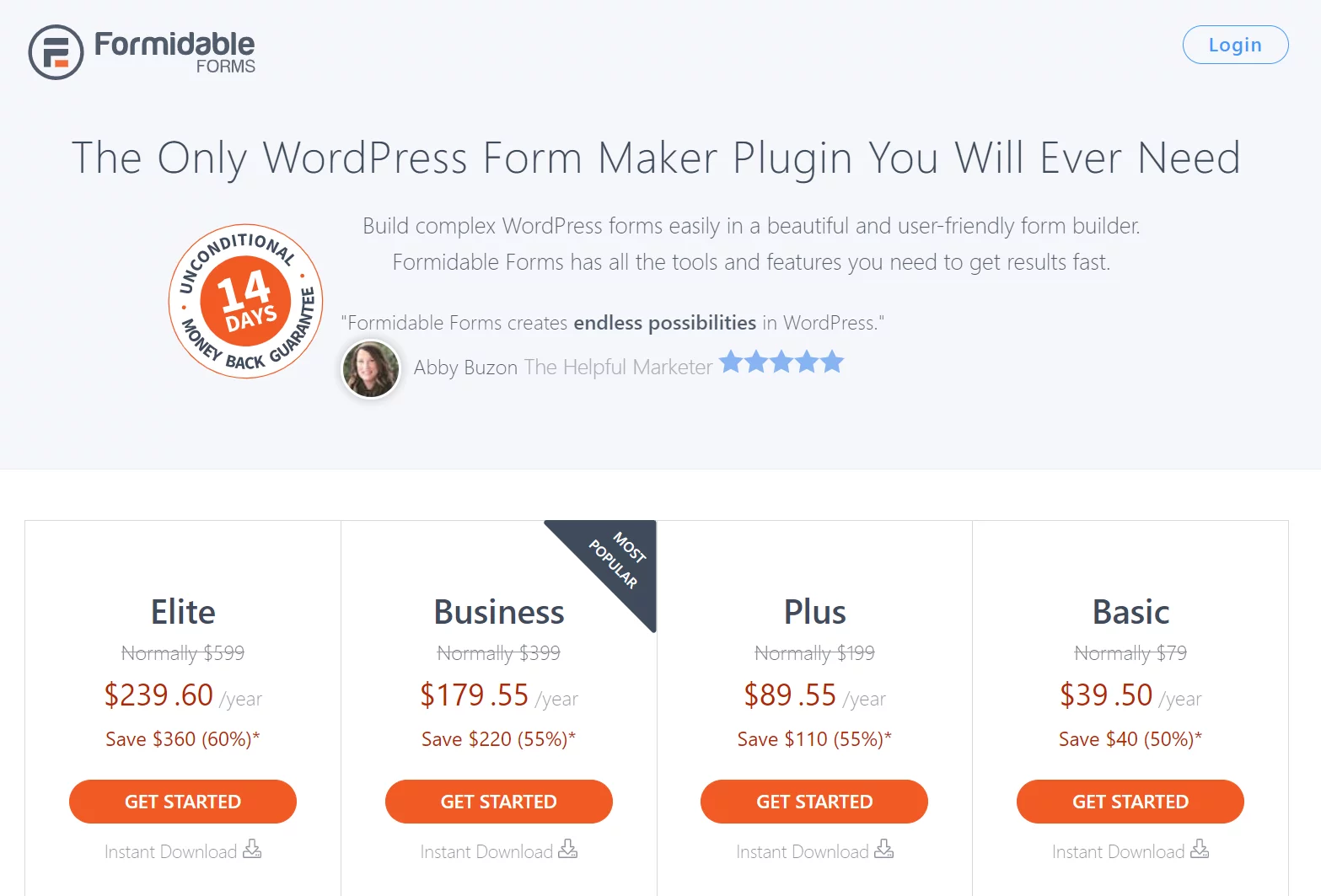 QSM vs Formidable Forms: Pricing