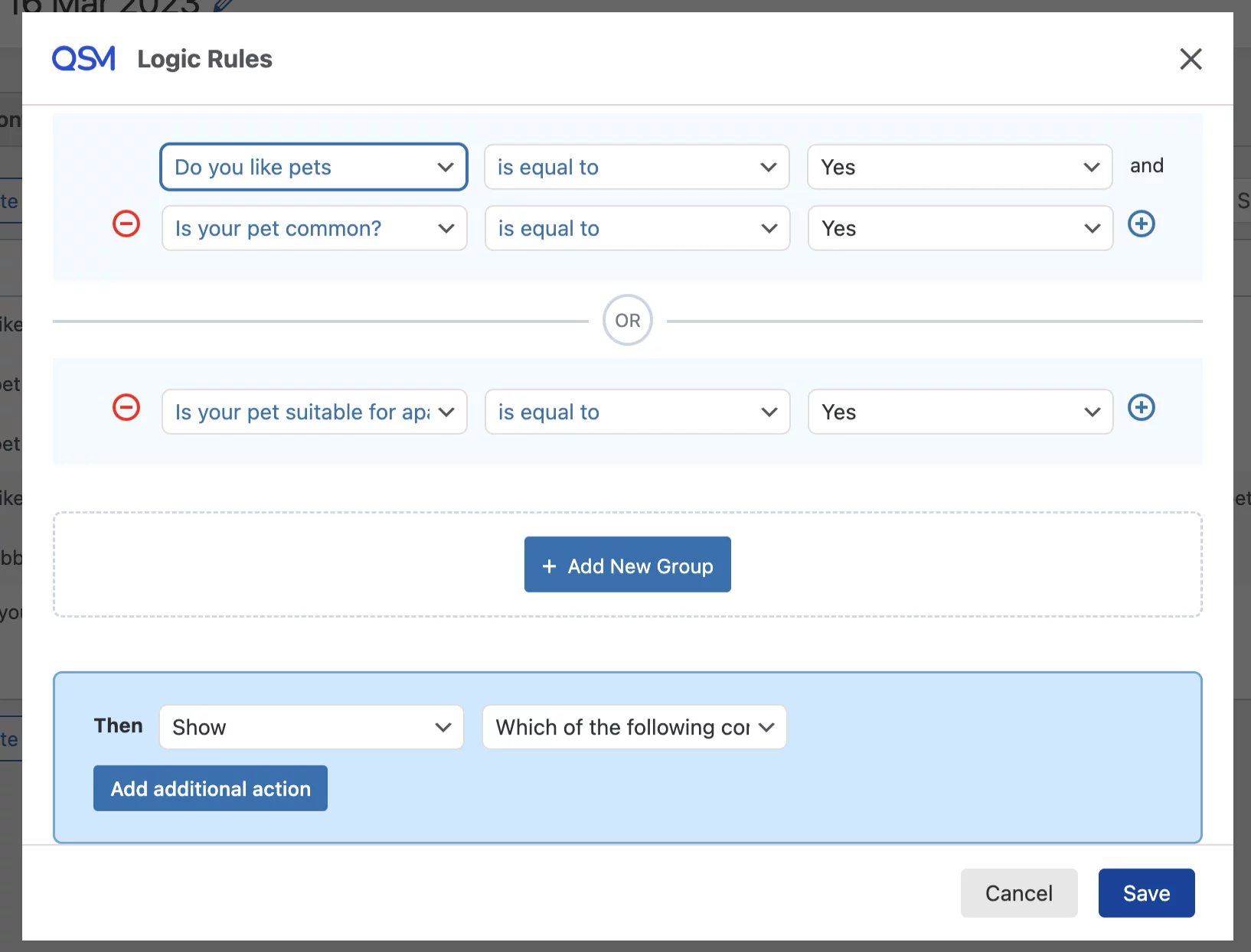 QSM Logic Addon - Adding New Logic Rules