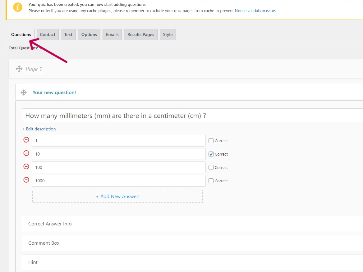Creating an Auto-Submit Quiz