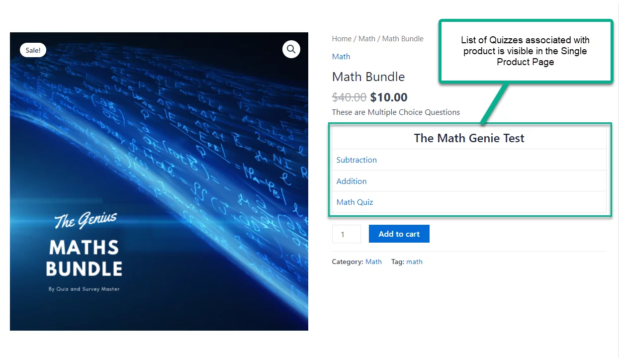 Single Product Page