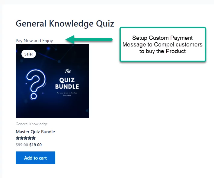 payment message