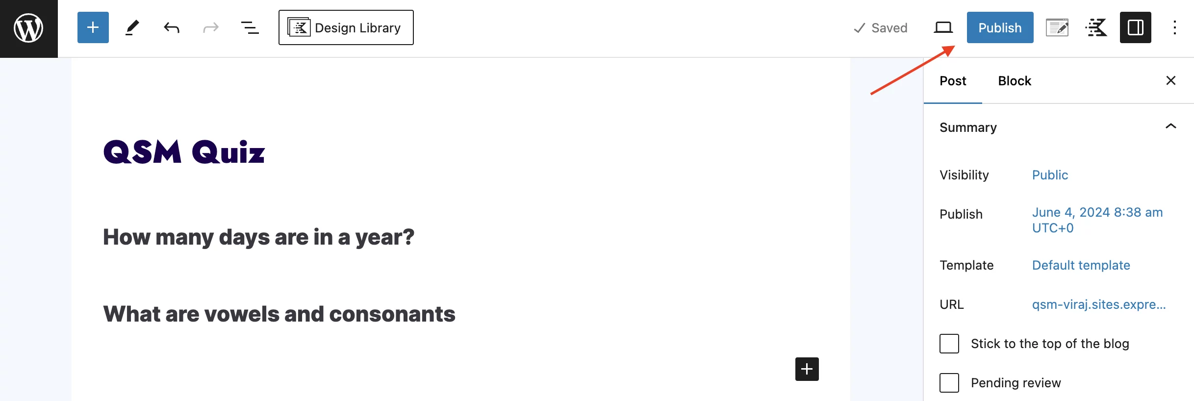 create-wordpress-quiz-publish-it-live