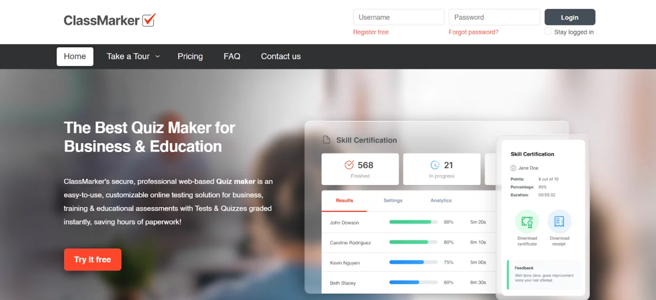 Comparing the Top Quiz Maker Tools of 2024 ClassMarker - Top Quiz Maker Tools