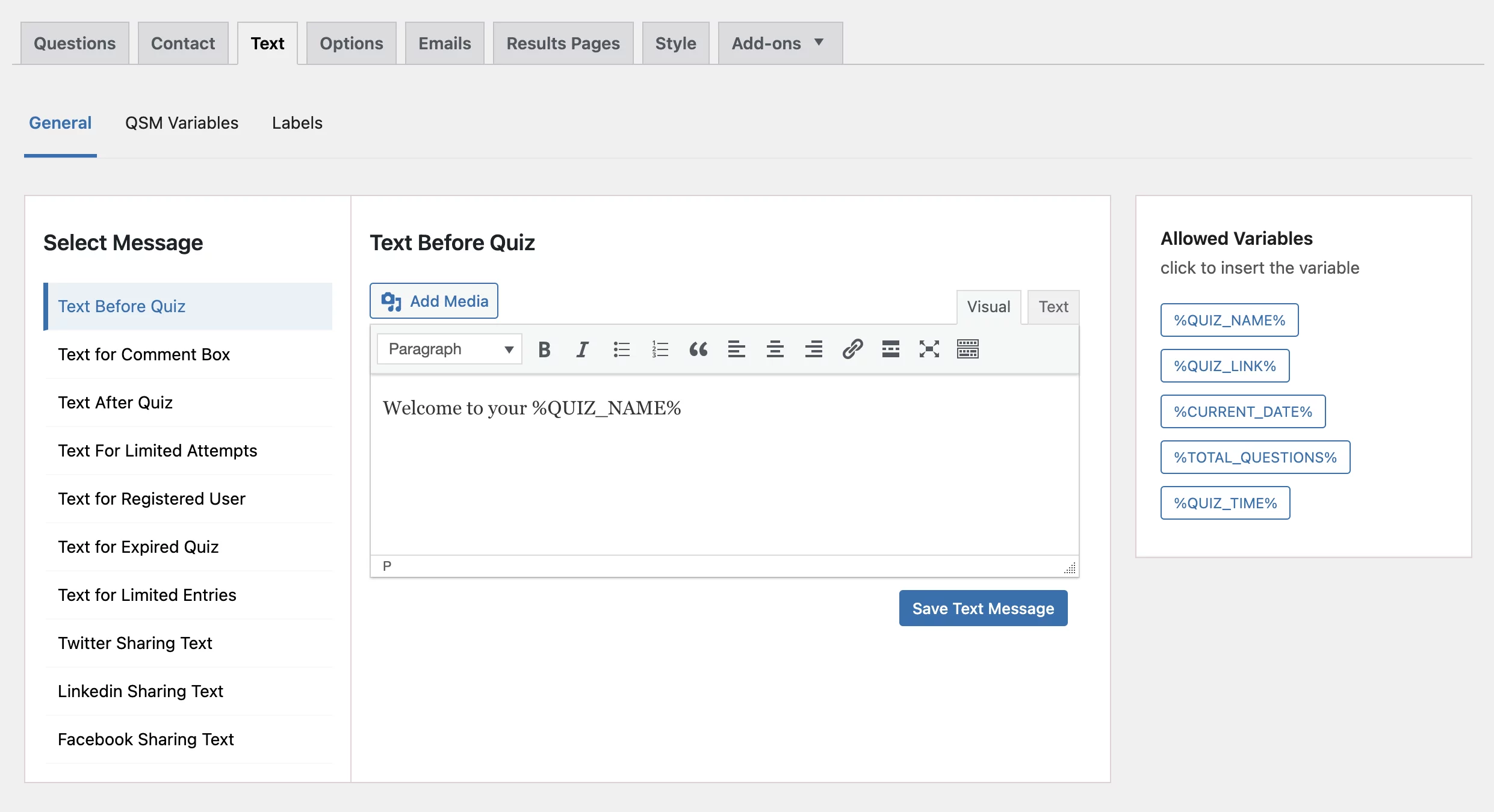 add-text-in-quiz