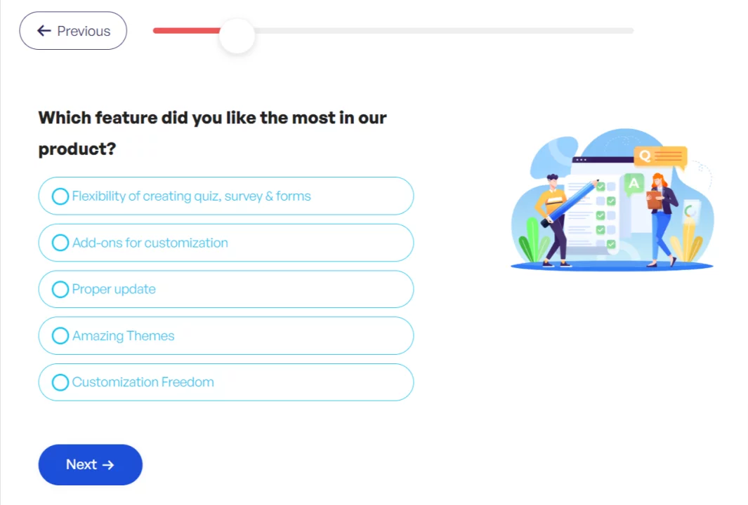 Product Survey Quiz Funnel - Quiz Maker