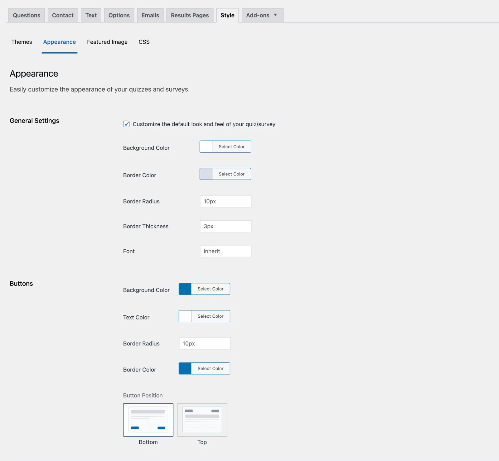 Ultimate Customize the Default Theme