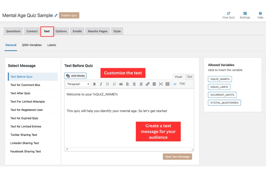 The Most Accurate Mental Age Quiz in 2026: Reveal Your Mental Age Mental Age Quiz - Text