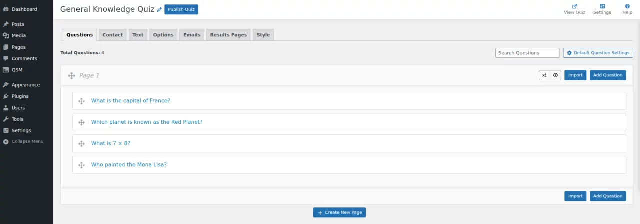 9 Best SurveyMonkey Alternatives for WordPress (2026) Building a survey in the Quiz And Survey Master WordPress plugin.