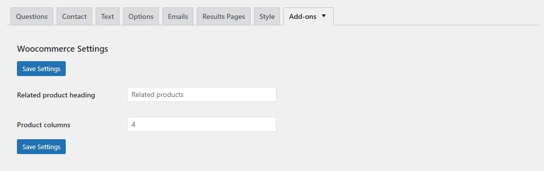 WooCommerce Settings - Related Products